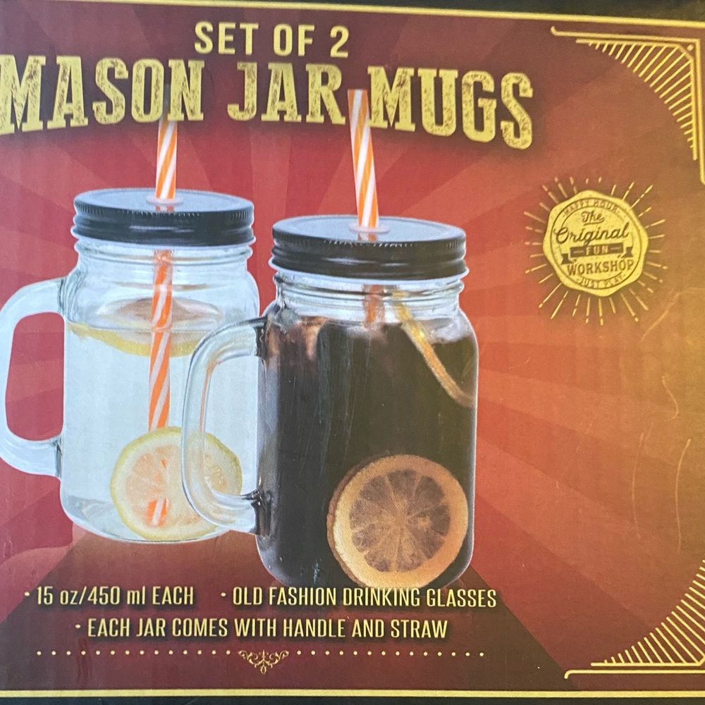 Brand new set of mason jars